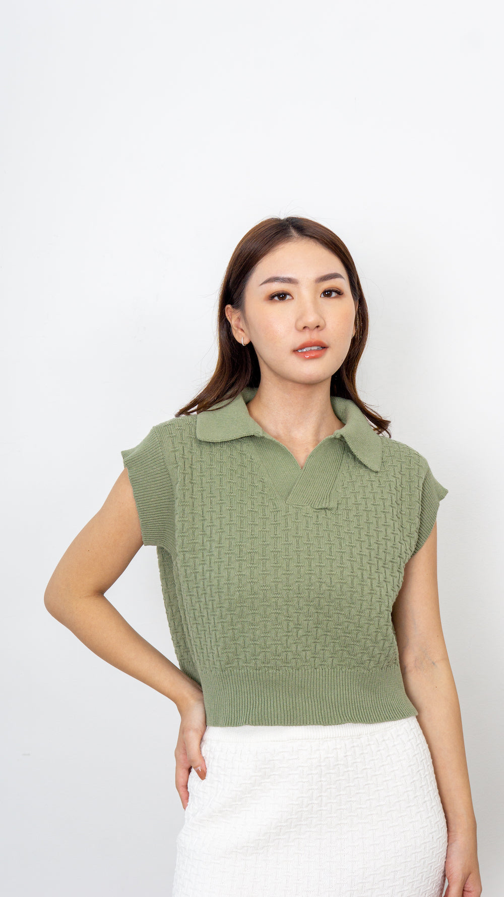 Becca Knit Top - Green