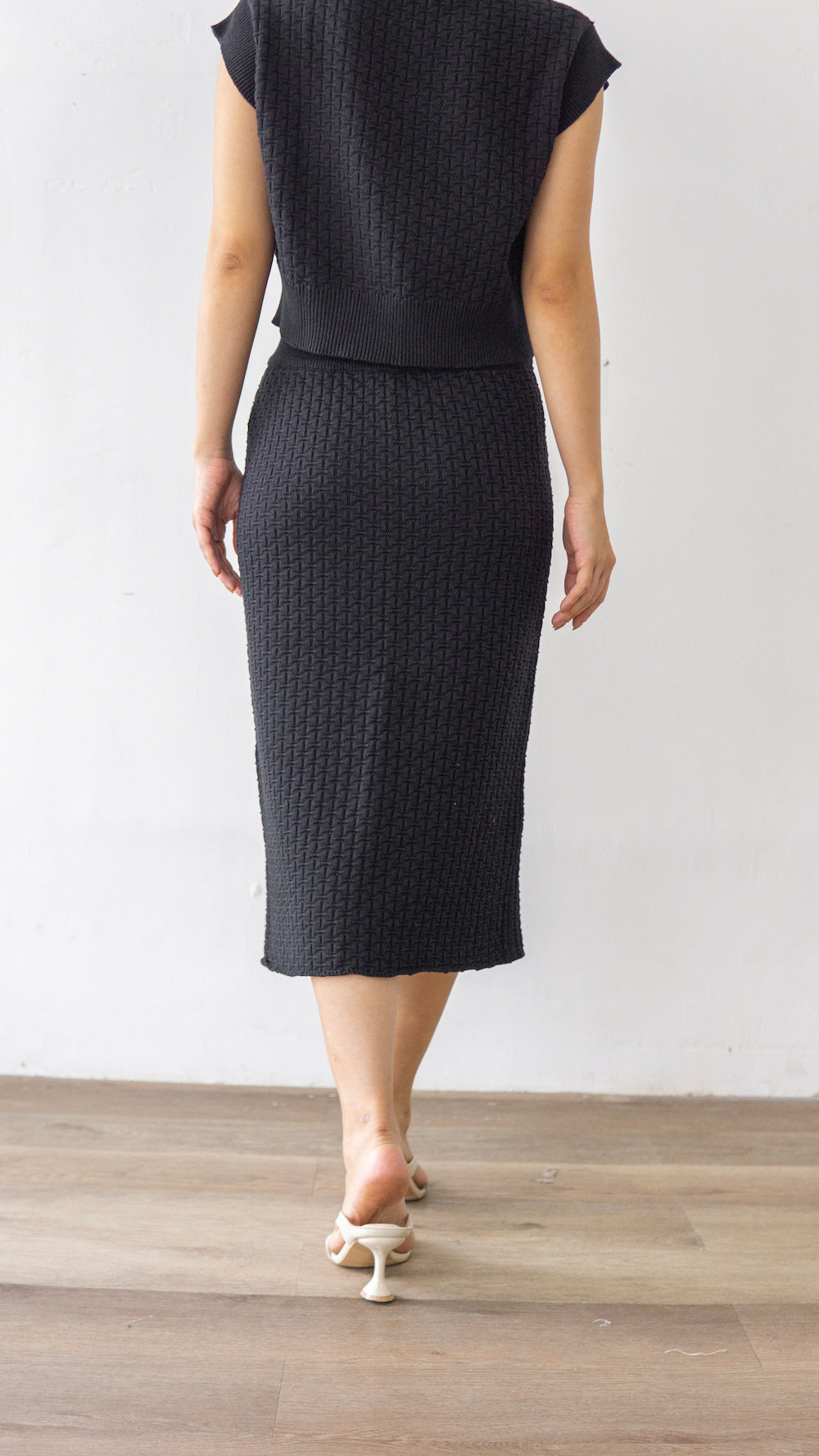 Becca Knit Skirt - Black