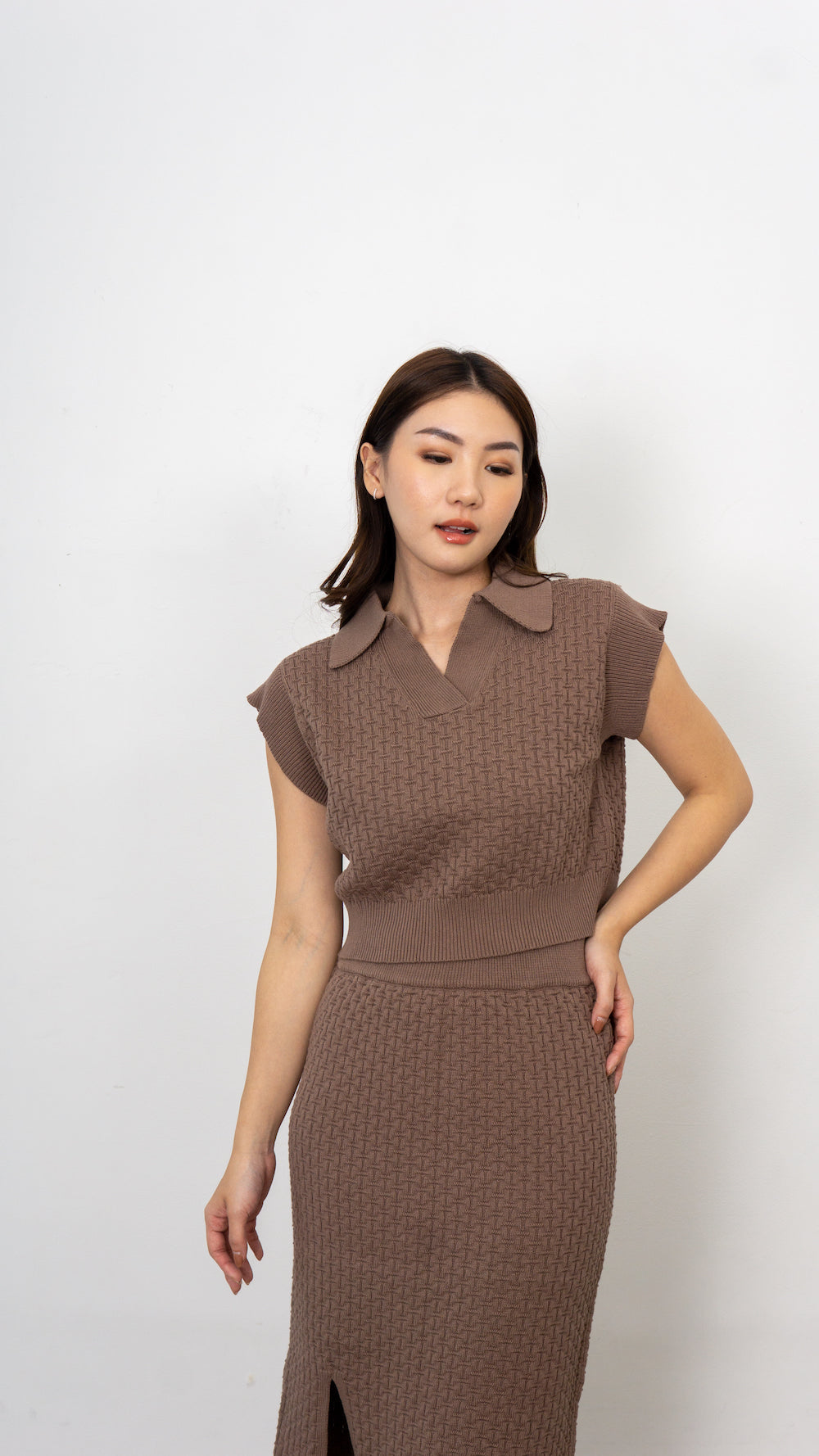 Becca Knit Top - Choco