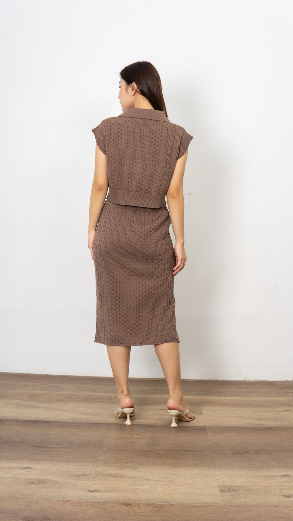 Becca Knit Skirt - Choco