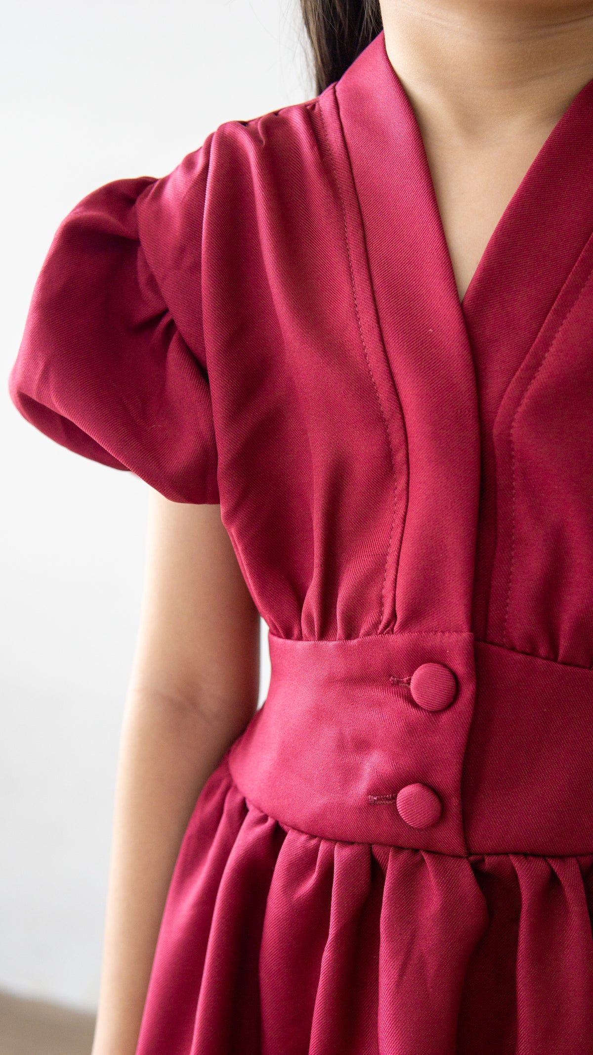 Mini Daisy - Maroon