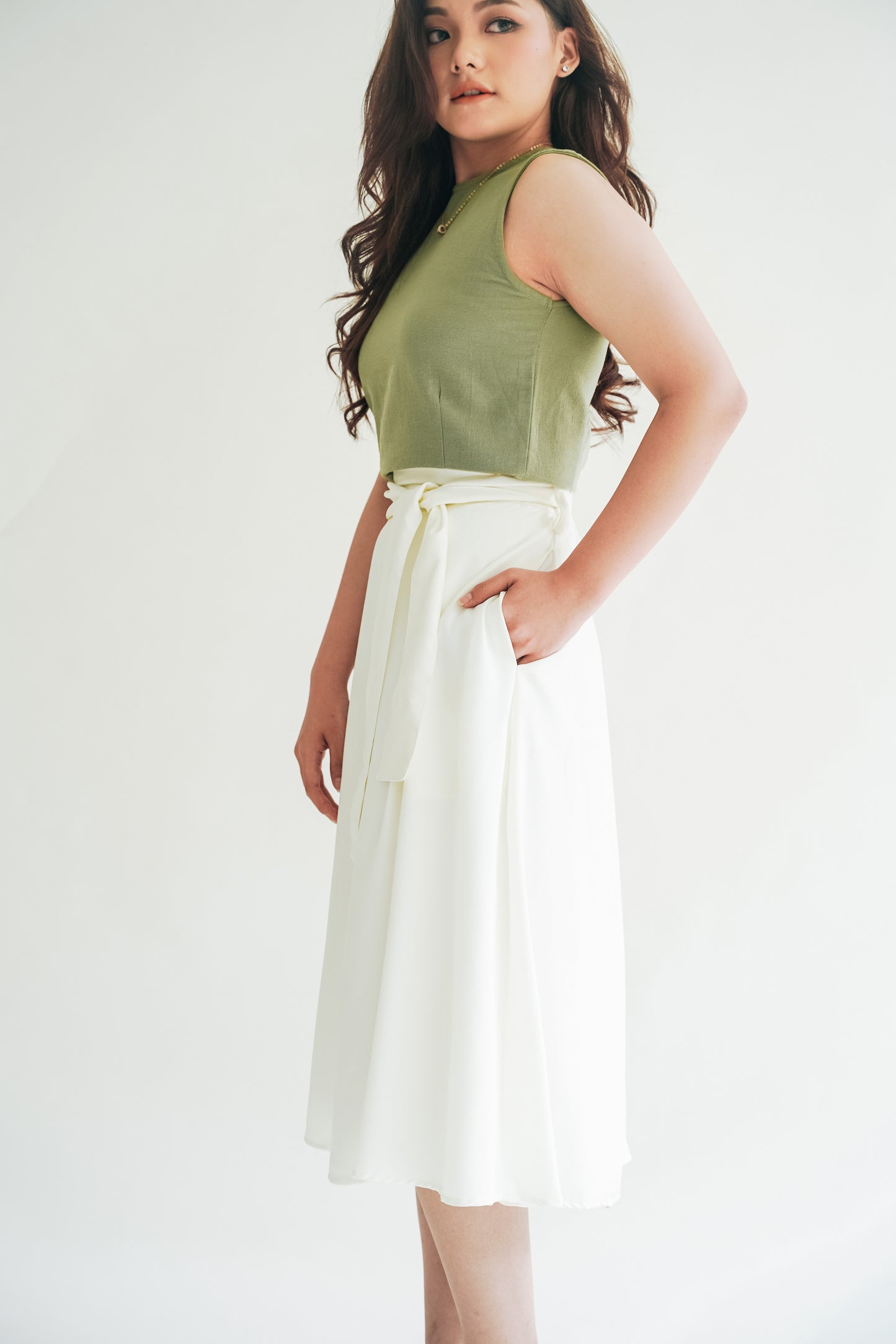 Roselle Skirt - White