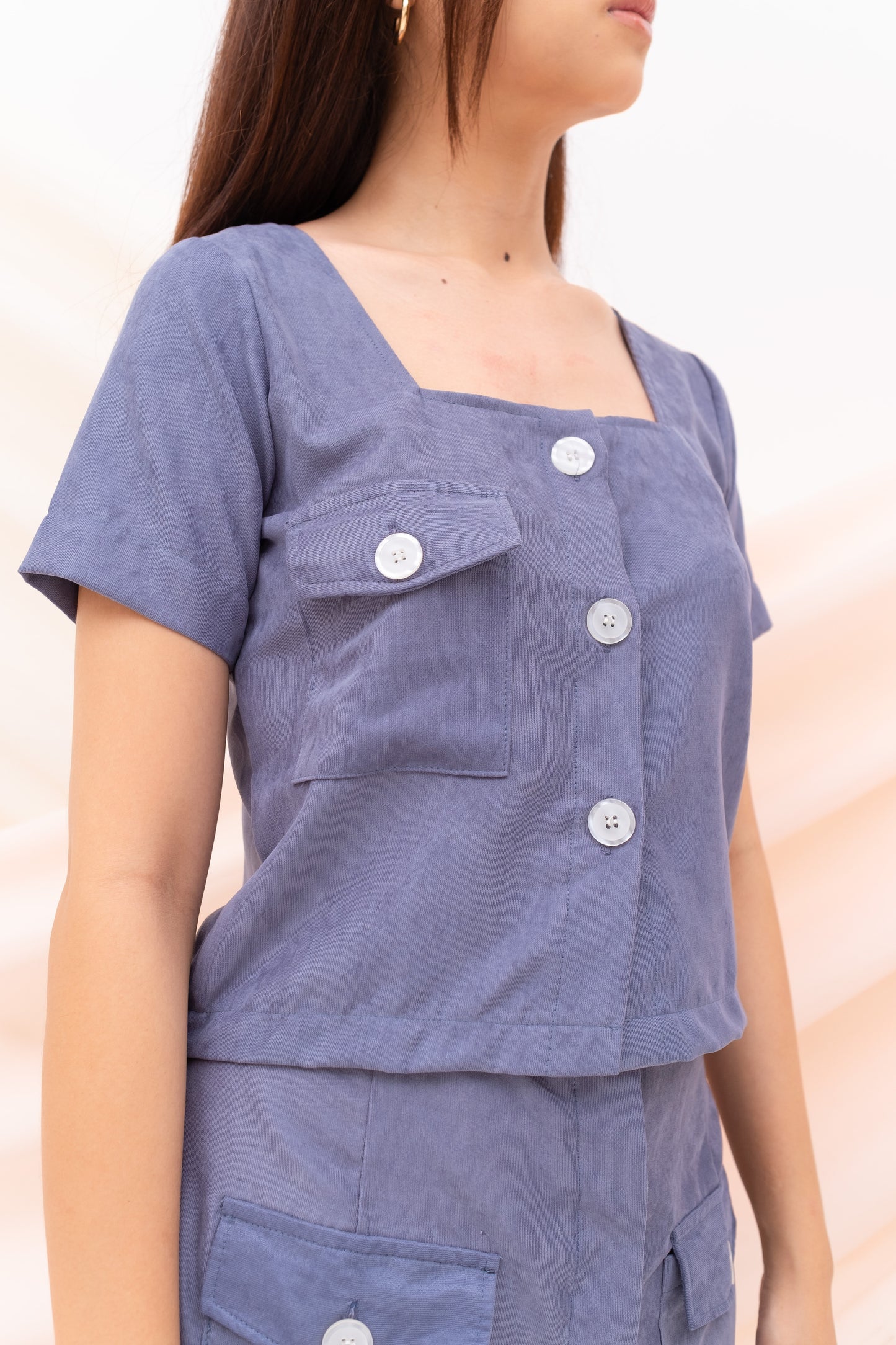 Agnes Top - Denim