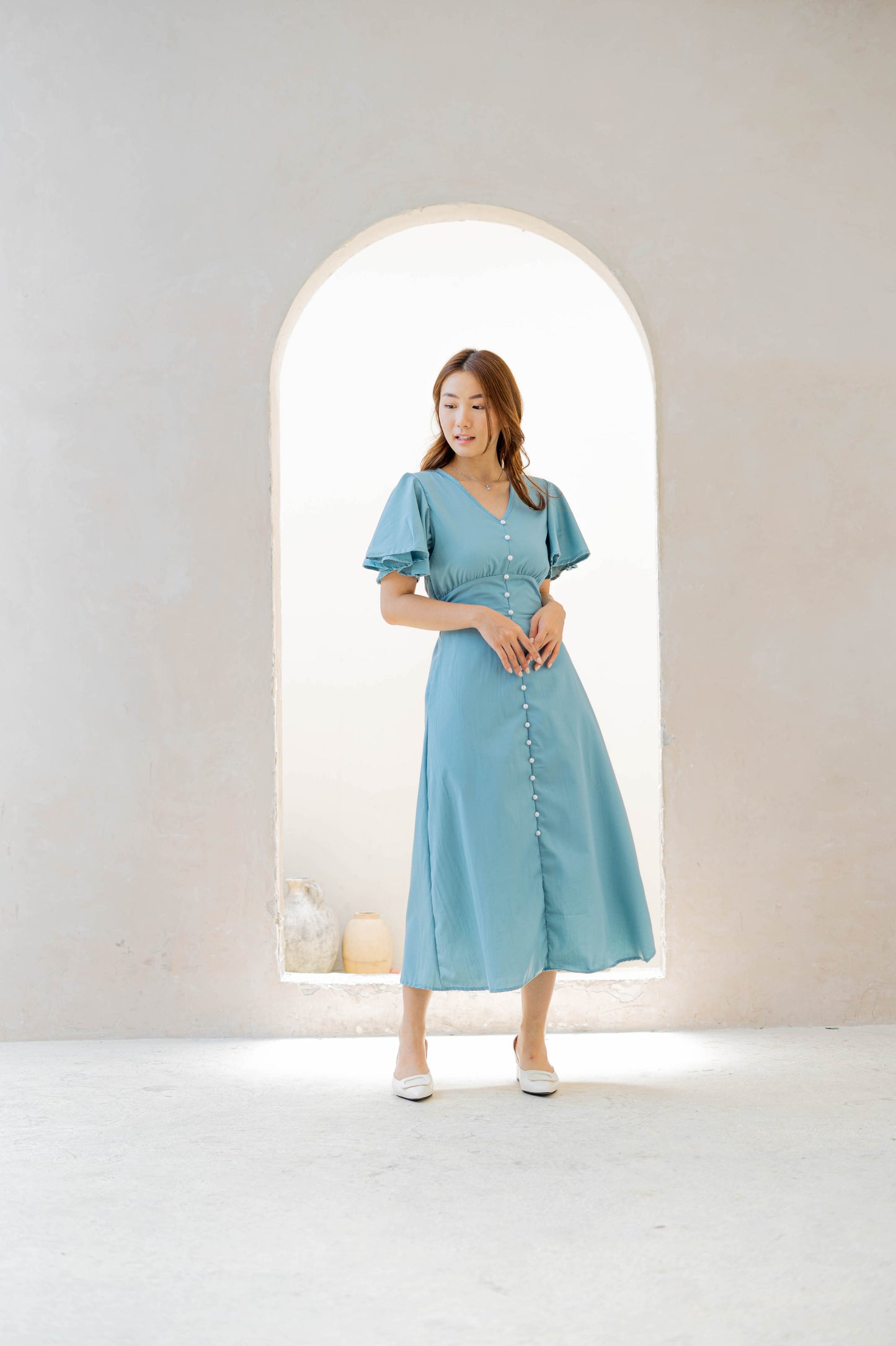 Marie Dress - Blue