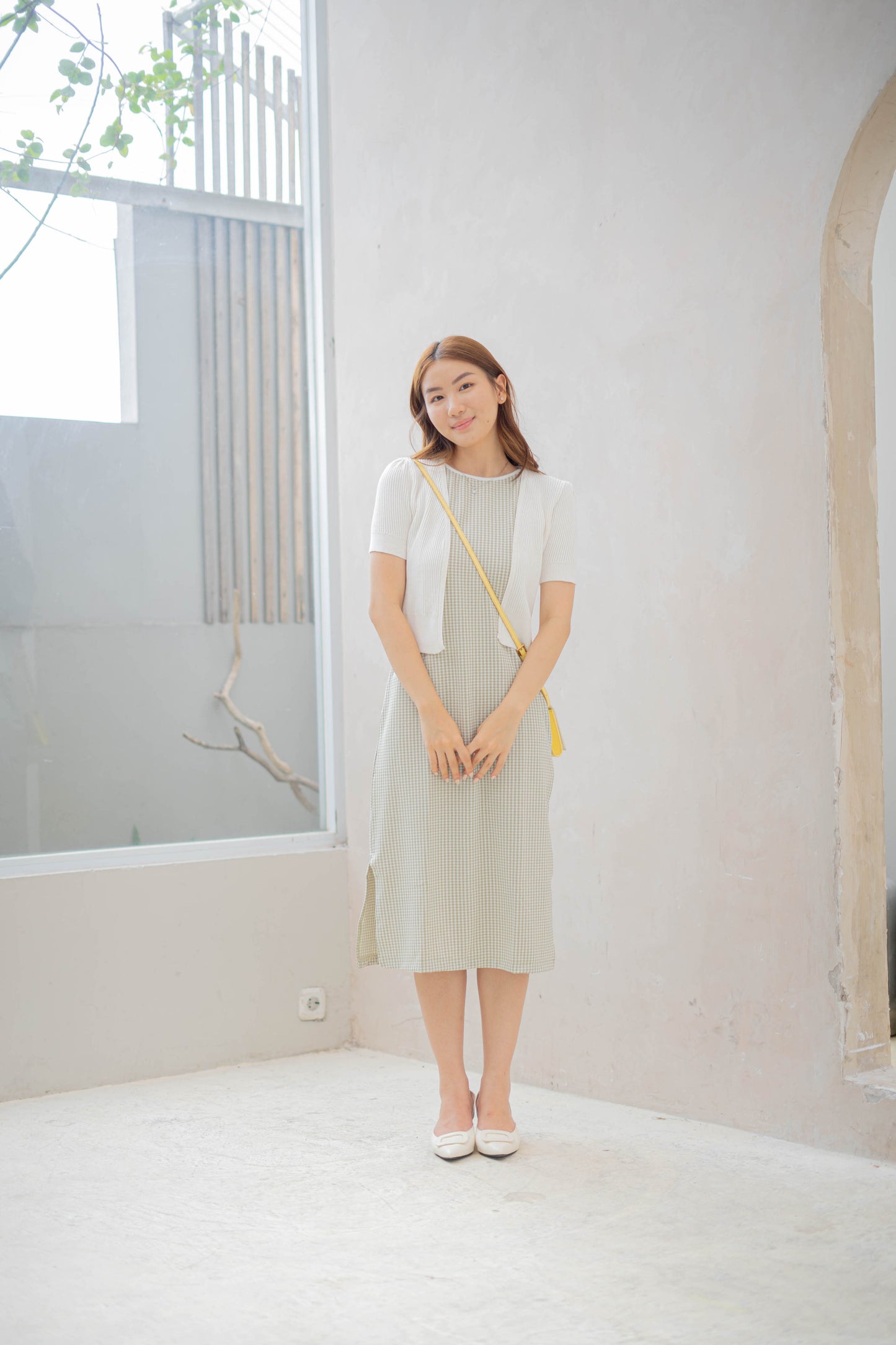 Belle Knit Cardigan - White