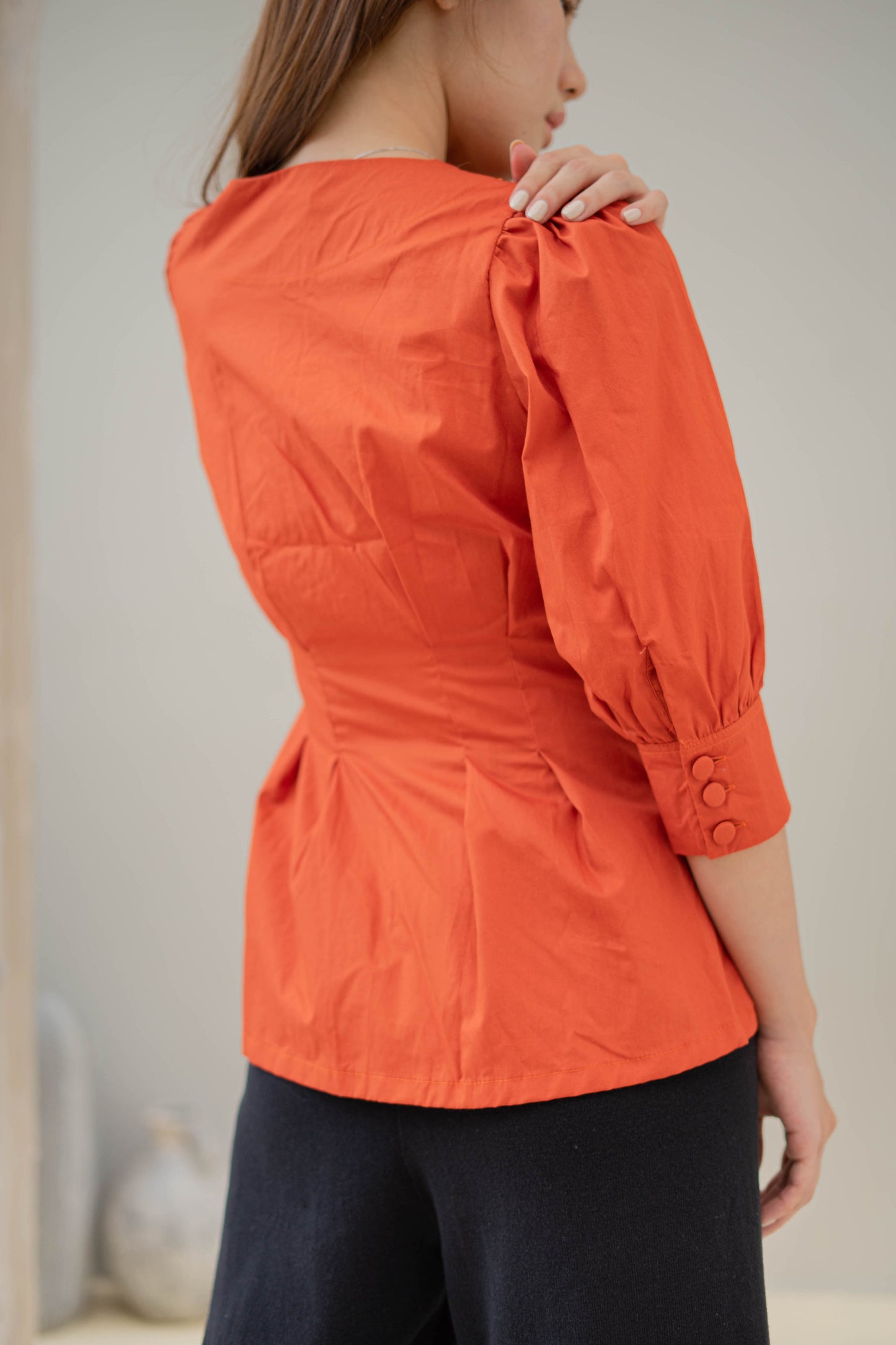 Elara Top - Terracotta