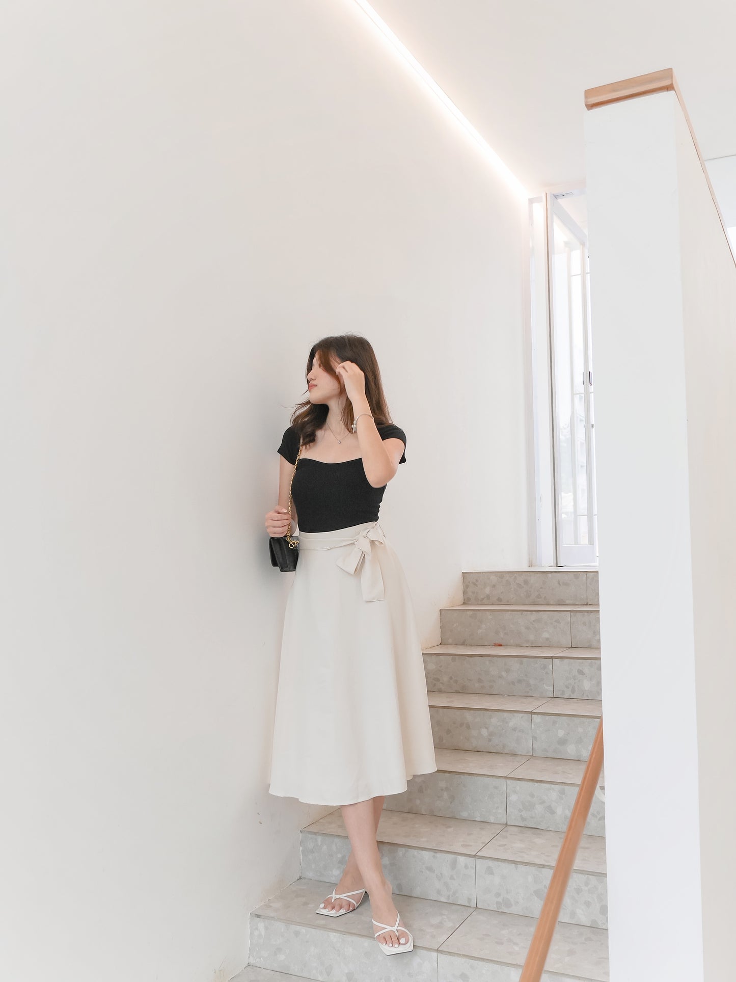 Roselle Skirt - White