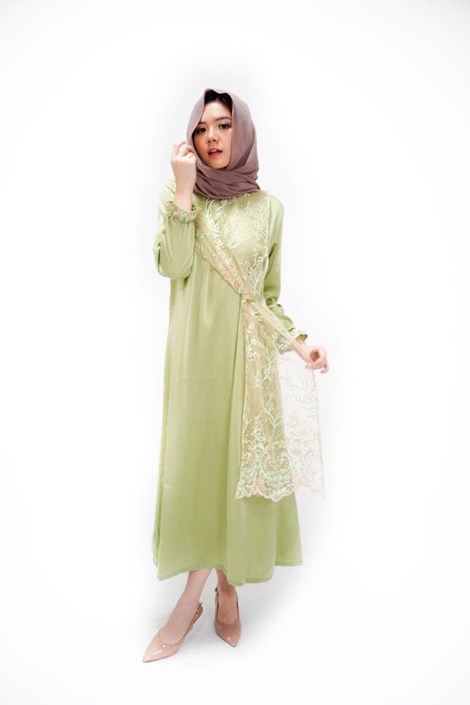 Nawal Dress - Matcha