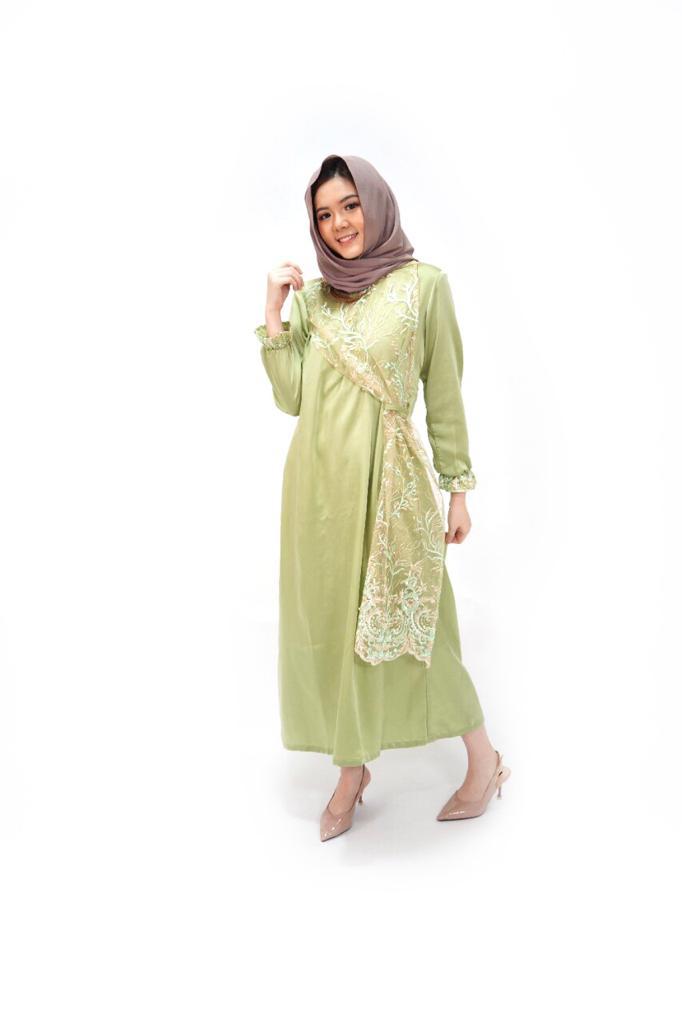 Nawal Dress - Matcha