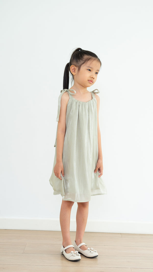 Mini Alice Dress - Sage Green