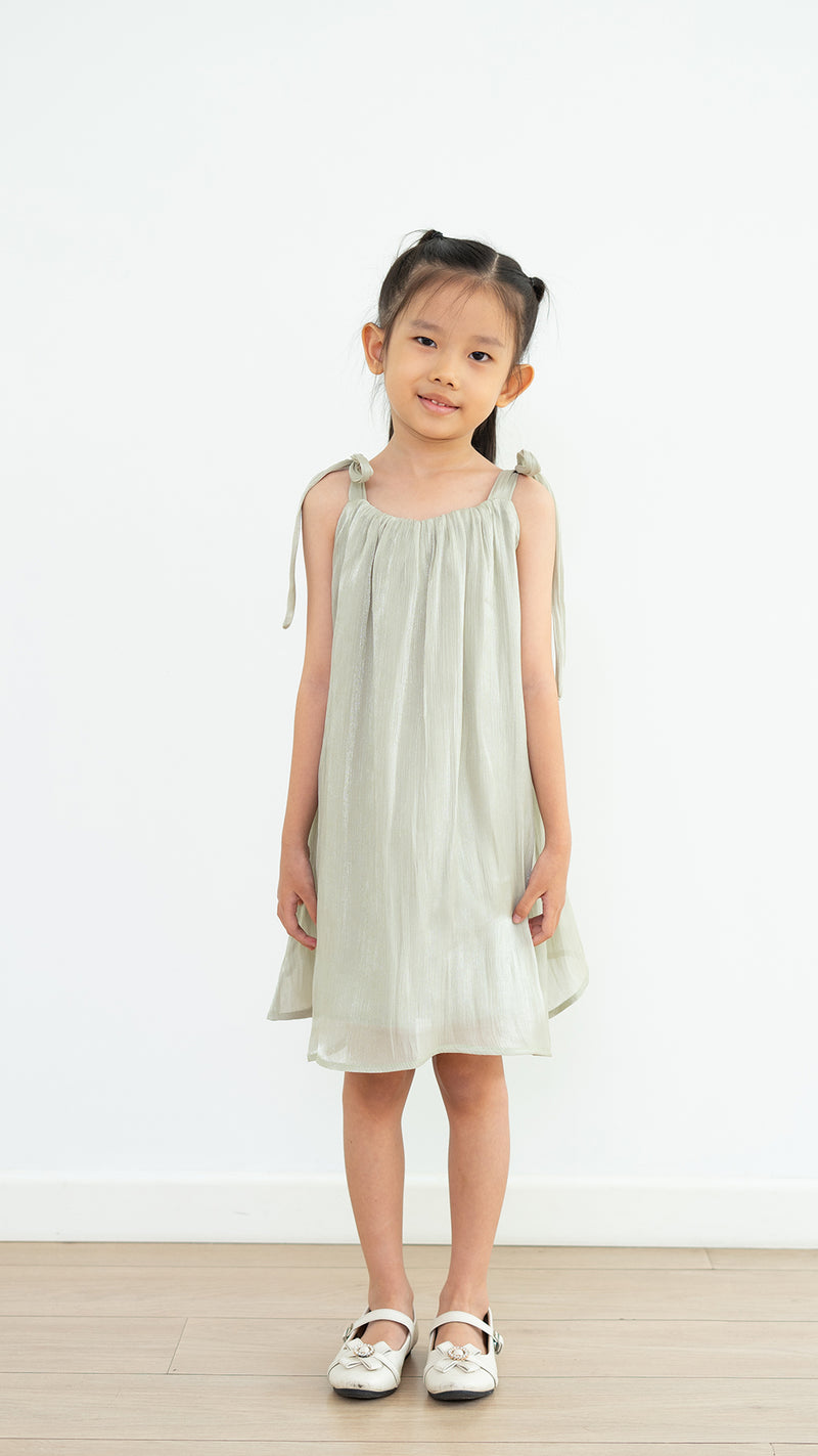 Mini Alice Dress - Sage Green