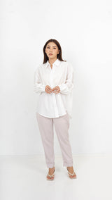Calla Oversized Shirt - White