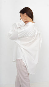 Calla Oversized Shirt - White