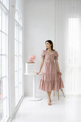 Anette Dress - Rose Brown