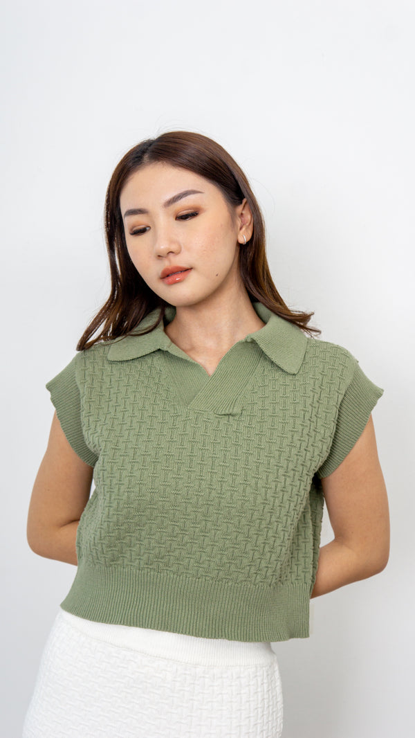 Becca Knit Top - Green