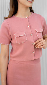 Duma Knit Top - Pink