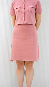 Duma Knit Skirt - Pink