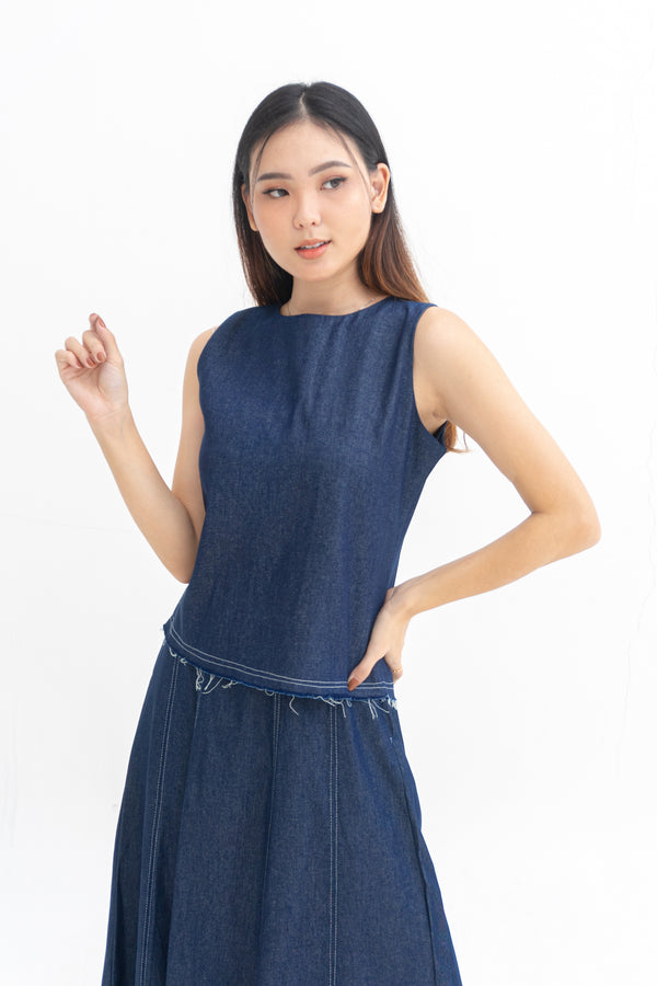 Eva Denim Top