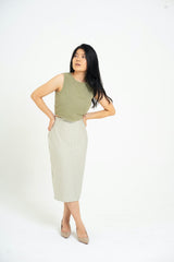 Lyana Skirt - Light Olive