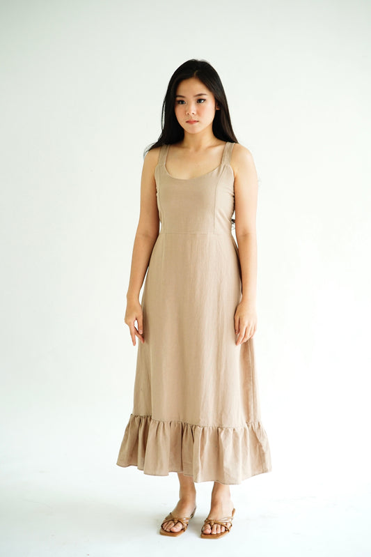 Elaine Dress - Brown