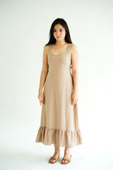 Elaine Dress - Brown