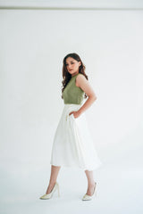 Roselle Skirt - White