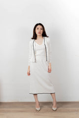 Julie Knit Cardigan - White