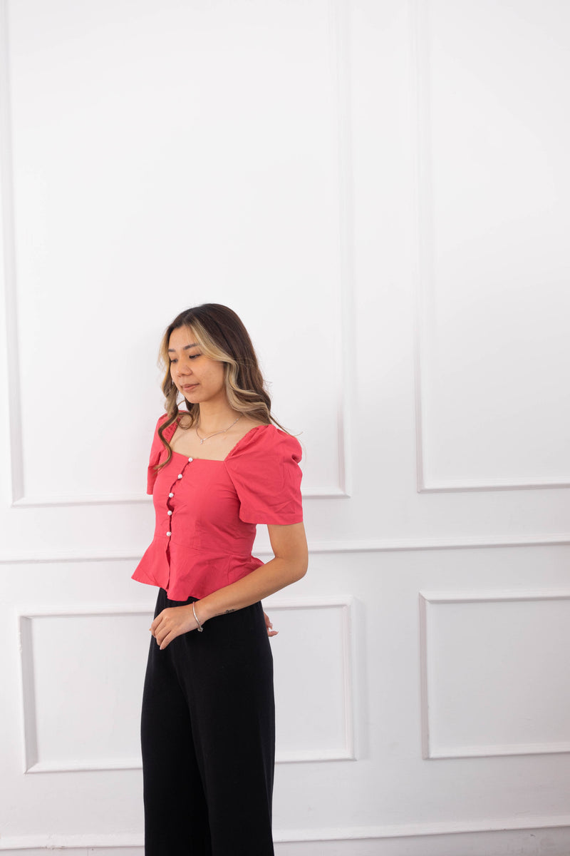 Anna Top - Fuchsia