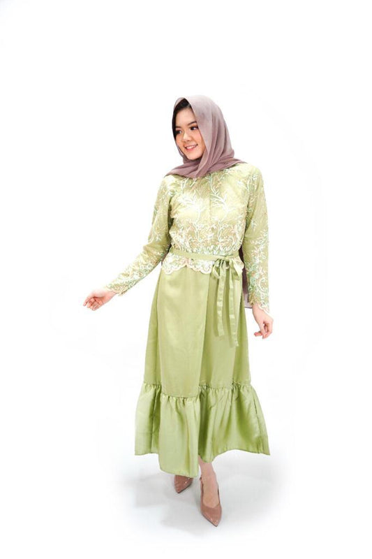 Najwa Dress - Matcha